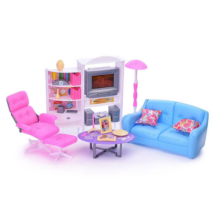 Фото к товару Набор мебели для кукол 2014 "Комната Джемили" в коробке Набор мебели для кукол 2014 "Комната Джемили" в коробке