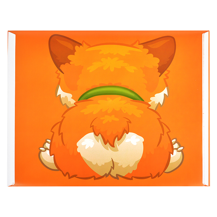 Фото к товару Папка-конверт на кнопке А4, пластик, Корги, 180 мкм, двусторонняя печать Папка-конверт на кнопке А4, пластик, Корги, 180 мкм, двусторонняя печать