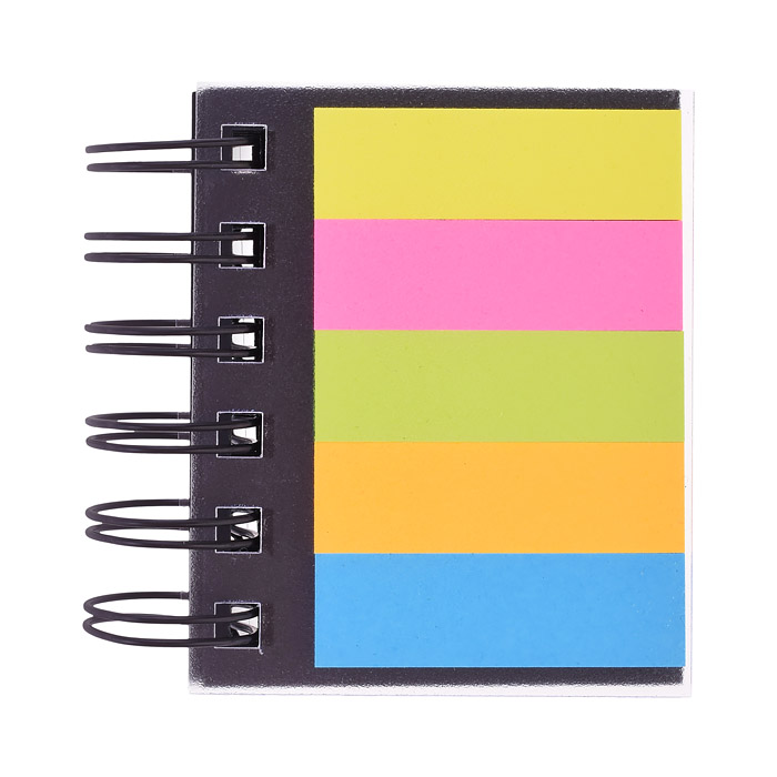 Набор самоклеящихся этикеток-закладок "Book" бумажные 50x15 мм, 5x25 листов и 51x76 мм, 4x2