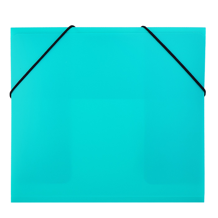 Папка на резинке A5 450 мкм, песок, зеленый