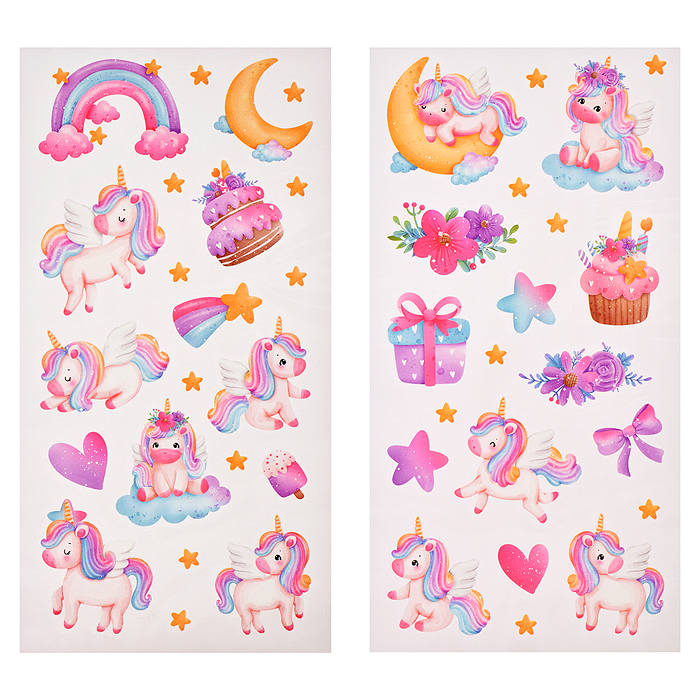 Переводные татуировки. Единороги Переводные татуировки. Единороги