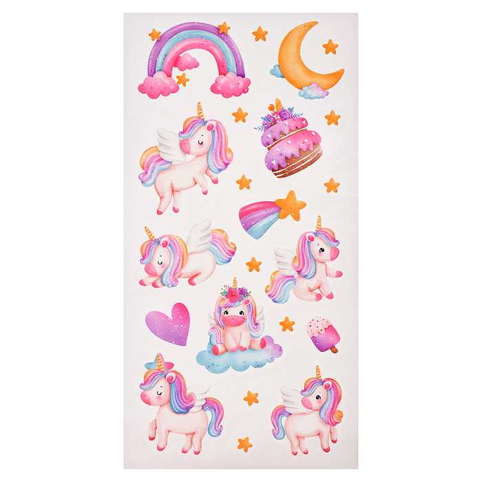 Переводные татуировки. Единороги