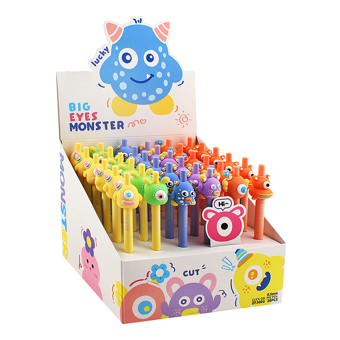 Фото к товару Карандаш вечный автоматический подарочный "Big Eyes Monster" с декоративным элементом Карандаш вечный автоматический подарочный "Big Eyes Monster" с декоративным элементом