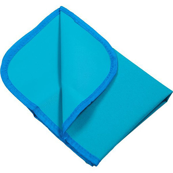 Клеенка для труда 35x50 см, водоотталкивающая ткань, бирюзовая