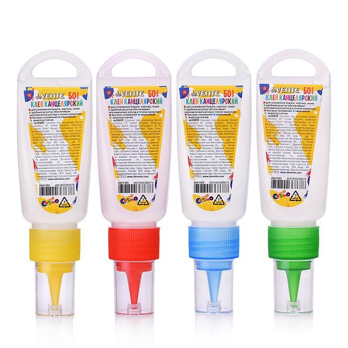 Клей канцелярский "Cosmo" морозоустойчивый (до -40°C) 050 г, в пластиковом тюбике с дозатором и петл Клей канцелярский "Cosmo" морозоустойчивый (до -40°C) 050 г, в пластиковом тюбике с дозатором и петл