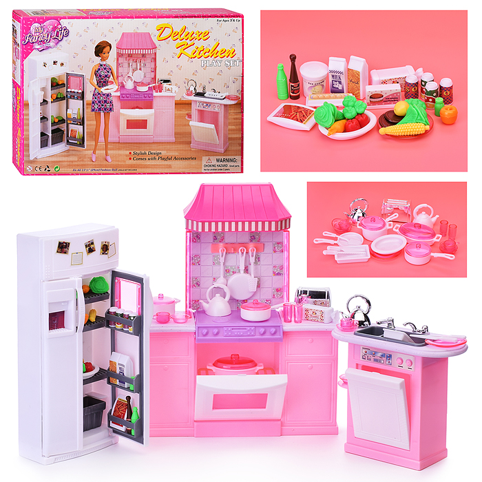 Набор мебели для кукол 9986 "Кухня" в коробке Набор мебели для кукол 9986 "Кухня" в коробке