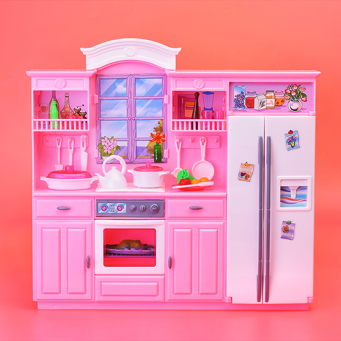 Набор мебели для кукол 24016 "Кухня" в коробке