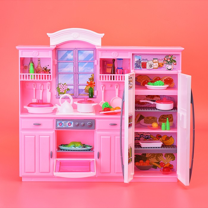Набор мебели для кукол 24016 "Кухня" в коробке