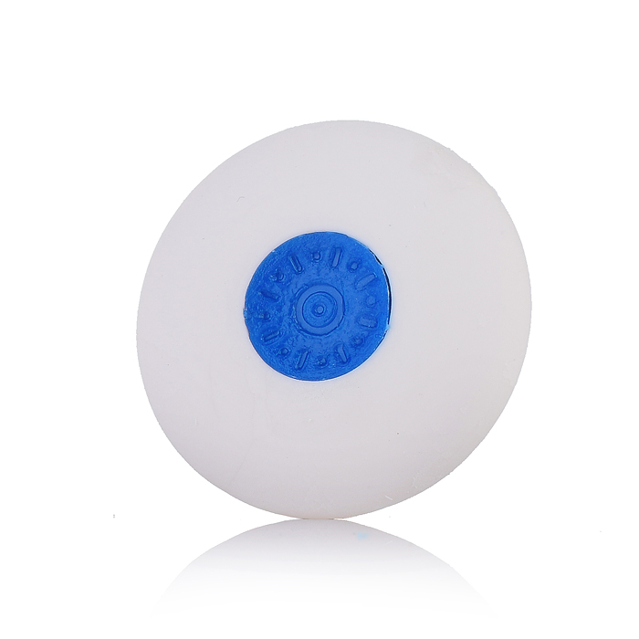 Фото к товару Ластик "Core" синтетический каучук, круглый белый, 37x37x10 мм, dust-free, с пластиковым де Ластик "Core" синтетический каучук, круглый белый, 37x37x10 мм, dust-free, с пластиковым де