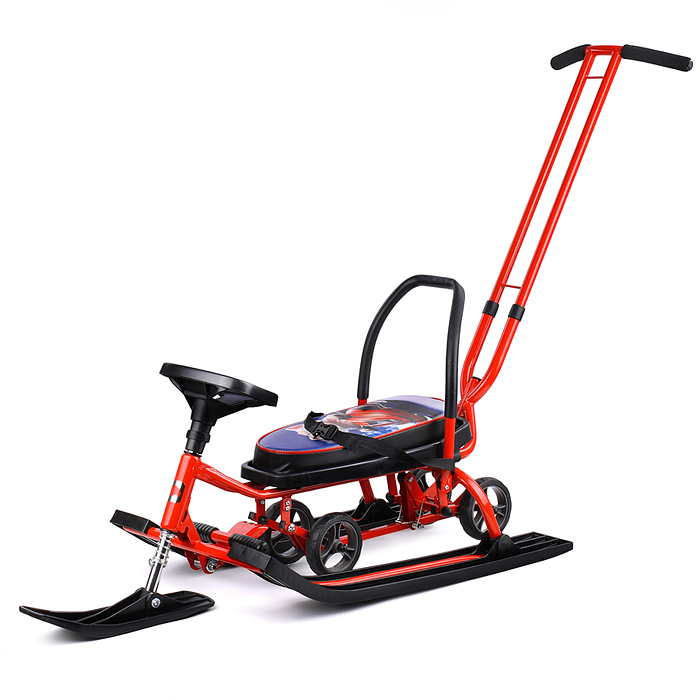 Фото к товару Игрушка Снегокат детский 111 "Mobile" с Т-образным толкателем и колесной базой (Котик на красном сн) Игрушка Снегокат детский 111 "Mobile" с Т-образным толкателем и колесной базой (Котик на красном сн)