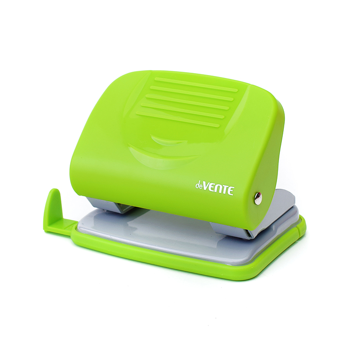 Фото к товару Дырокол "Neon" (20 листов) пластиковый с линейкой, в картонной коробке, неоновый зеленый Дырокол "Neon" (20 листов) пластиковый с линейкой, в картонной коробке, неоновый зеленый