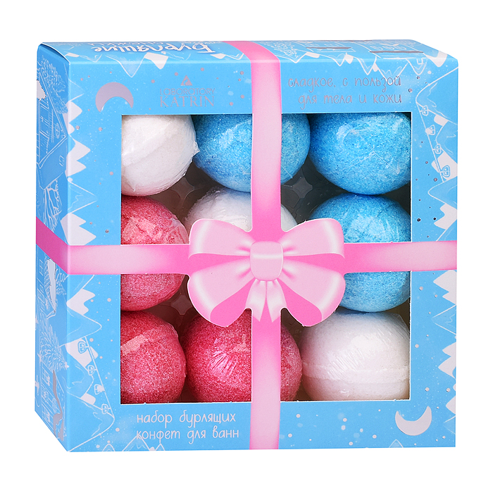 Набор шаров для ванн Candy bath bar 360г "Бурлящие снежки" Набор шаров для ванн Candy bath bar 360г "Бурлящие снежки"