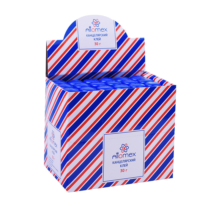 Фото к товару Клей канцелярский "Attomex" на водной основе 30 г в пластиковой бутылочке с пластиковым сетчатым апп Клей канцелярский "Attomex" на водной основе 30 г в пластиковой бутылочке с пластиковым сетчатым апп