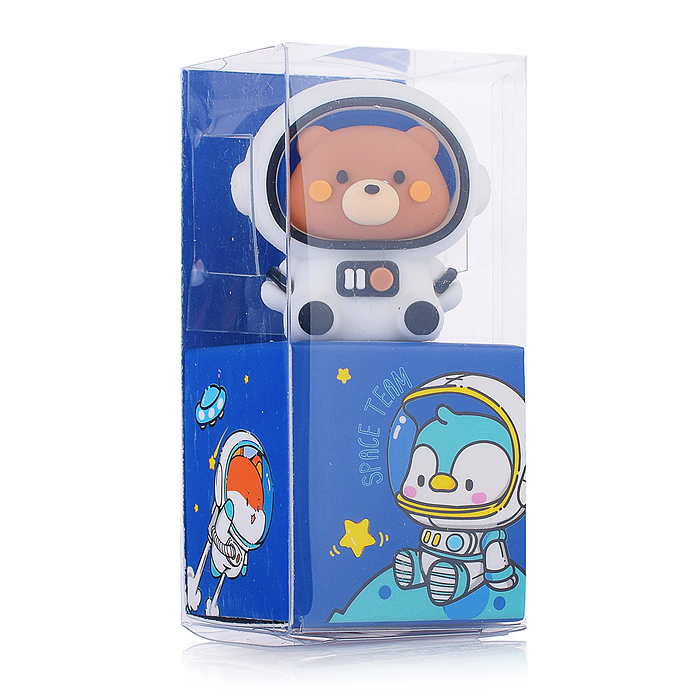 Фото к товару Точилка для карандашей "Space Team" 32x37x28 мм, 1 отверстие, пластиковая с покрытием Soft Точилка для карандашей "Space Team" 32x37x28 мм, 1 отверстие, пластиковая с покрытием Soft