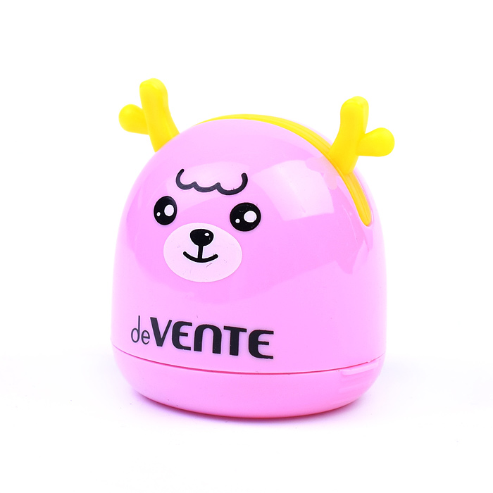 Фото к товару Точилка для карандашей "Cuties" 1 отверстие, с контейнером, пластмассовая в форме оленя, па Точилка для карандашей "Cuties" 1 отверстие, с контейнером, пластмассовая в форме оленя, па