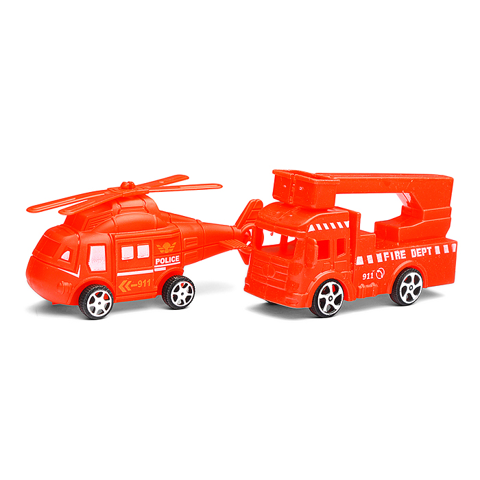 Автовоз 565-169B "Пожарный" с техникой, под колпаком