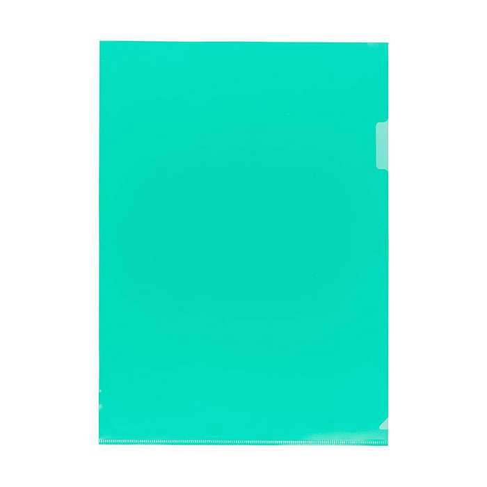 Папка-уголок A4 120 мкм. песок, зеленый Папка-уголок A4 120 мкм. песок, зеленый