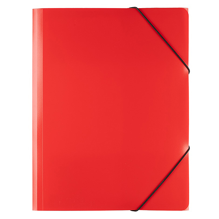 Папка на резинке A4 450 мкм. 35 мм песок, красный Classic Lite Папка на резинке A4 450 мкм. 35 мм песок, красный Classic Lite