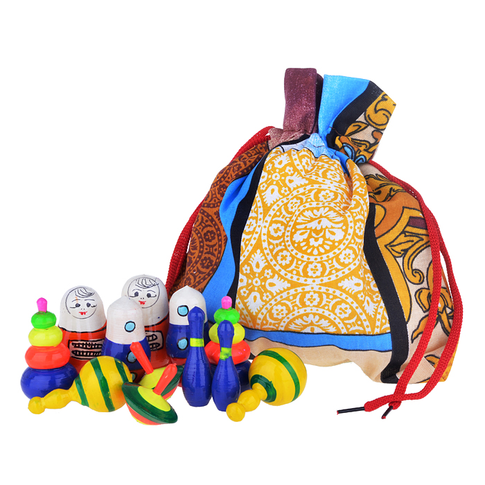 Волшебный мешочек Игрушки расписные Волшебный мешочек Игрушки расписные