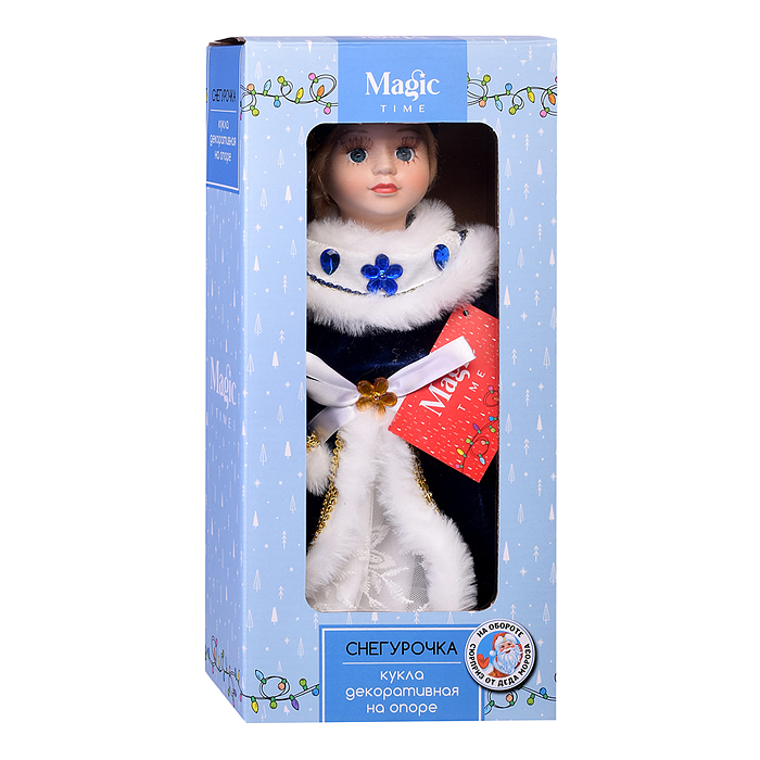 Фото к товару Кукла декоративная Снегурочка, на опоре (тело, руки и ноги -мягконабивные, голова и кисти- керамичес Кукла декоративная Снегурочка, на опоре (тело, руки и ноги -мягконабивные, голова и кисти- керамичес