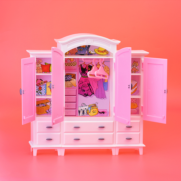 Набор мебели для кукол 24014 "Спальная комната" в коробке 