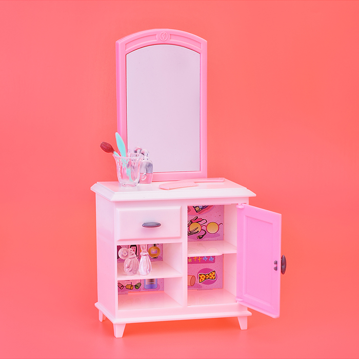 Набор мебели для кукол 24014 "Спальная комната" в коробке 