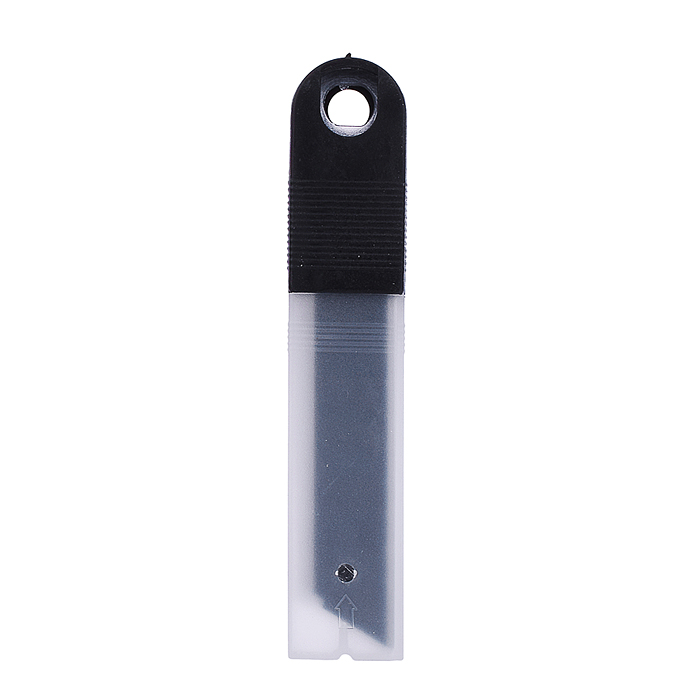 Лезвия сменные "TOTAL BLACK" к ножам 18 мм, черные, 10 шт в пластиковом футляре, пластиковы