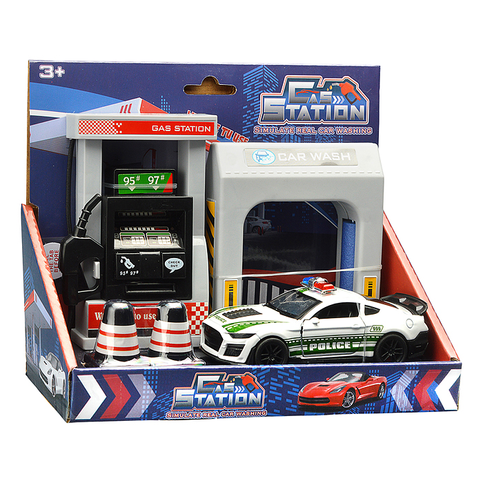 Игровой набор 890-44A "Заправка" в коробке