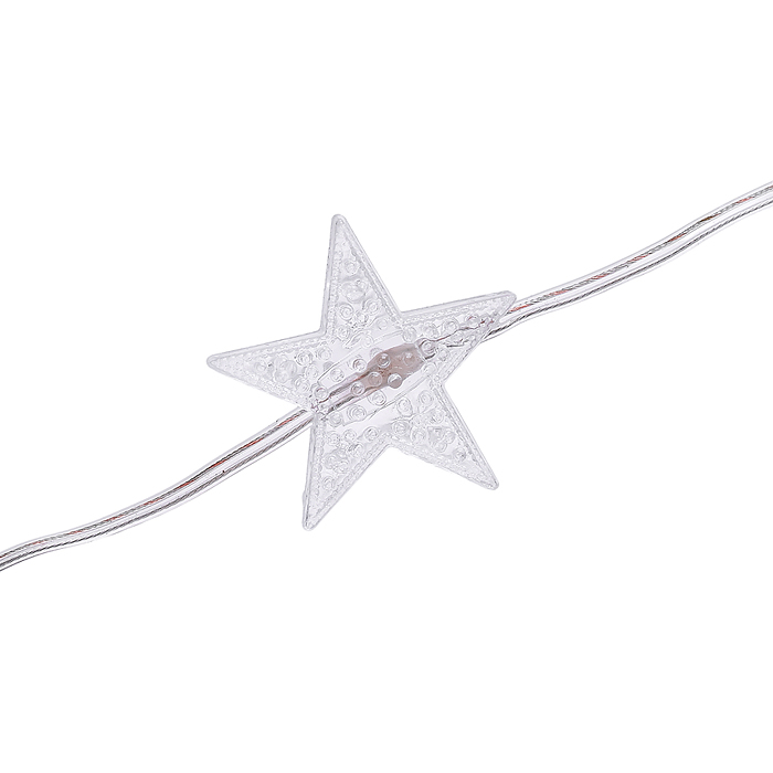 Фото к товару Электрогирлянда интерьерная "Снежинки" теплый Электрогирлянда интерьерная "Снежинки" теплый