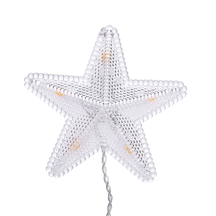 Фото к товару Электрогирлянда интерьерная "Звёздочки" теплый Электрогирлянда интерьерная "Звёздочки" теплый