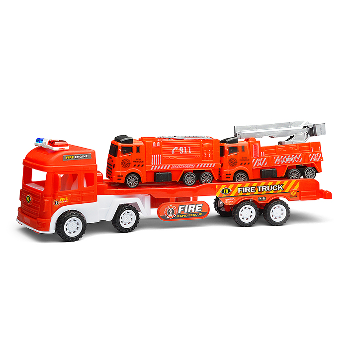 Автовоз 565-194A "Пожарник" с техникой, под колпаком