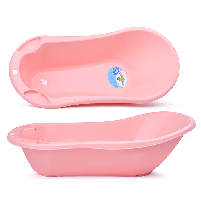 Ванна детская с клапаном для слива воды, 1000х490х305мм, 46л (Светло-розовый) Ванна детская с клапаном для слива воды, 1000х490х305мм, 46л (Светло-розовый)