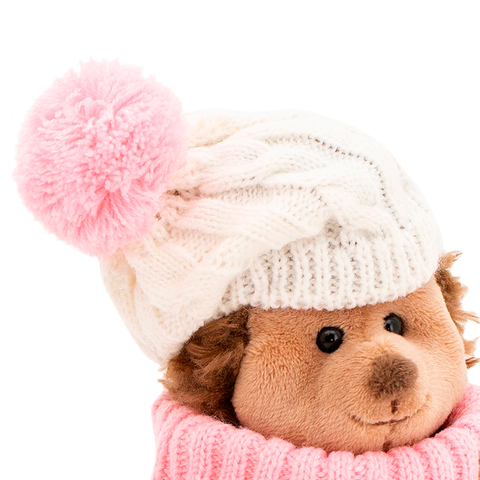 Ежинка Life Колючка в шапке с розовым помпоном 15 