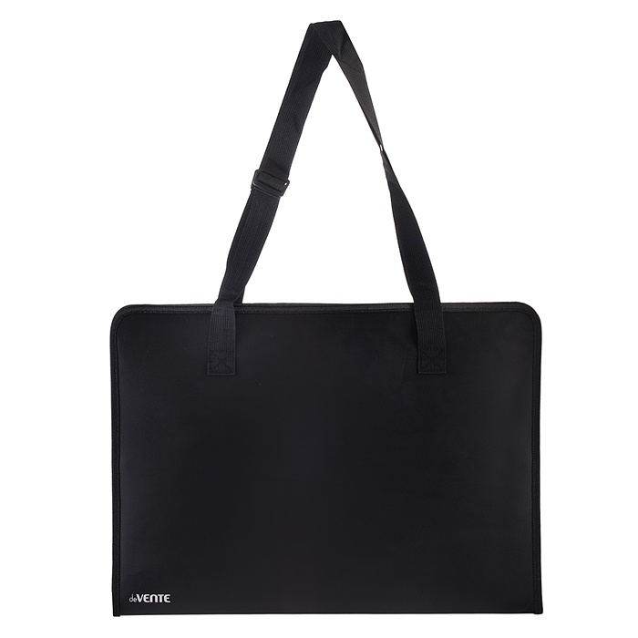 Папка для чертежей и рисунков на круговой молнии A3 (490x350x30 мм) 500 мкм, с карманом-се