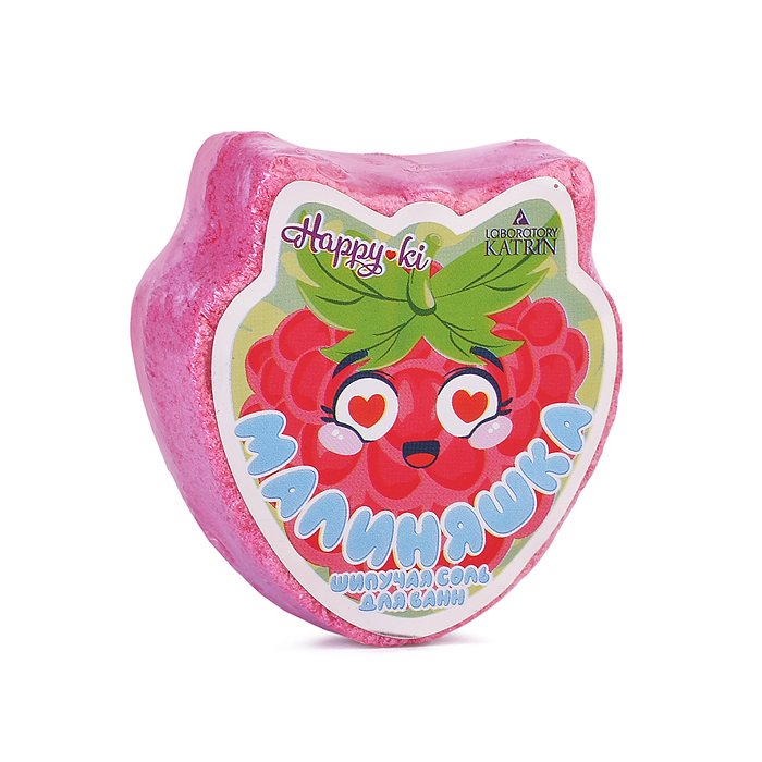 Шипучая соль для ванн фигурка 90г "Малиняшка" Шипучая соль для ванн фигурка 90г "Малиняшка"