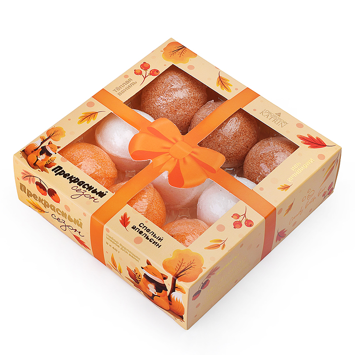 Набор бурлящих шаров для ванн 360г "Прекрасный сезон" Набор бурлящих шаров для ванн 360г "Прекрасный сезон"