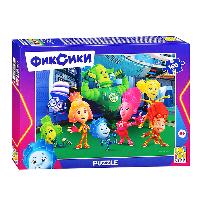 Пазлы 160 "Фиксики. Новый сезон" (Аэроплан)