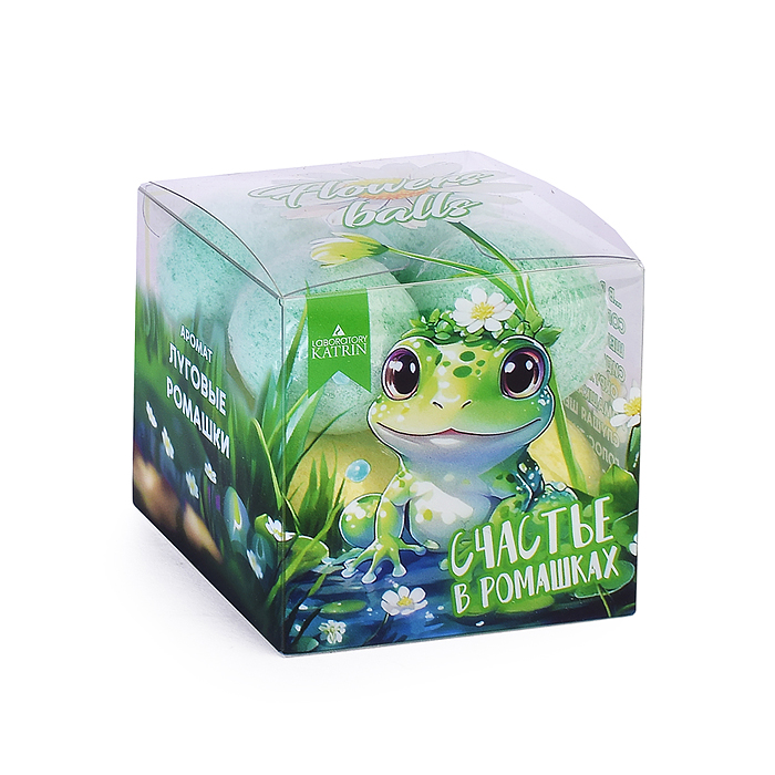 Набор шипучей соли для ванн 160г Flowers balls "Счастье в ромашках" ВС 25