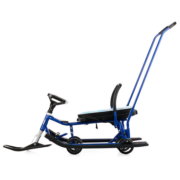 Игрушка Снегокат детский 109 "Wheel" c П-образным толкателем и колесной базой (Робби) 