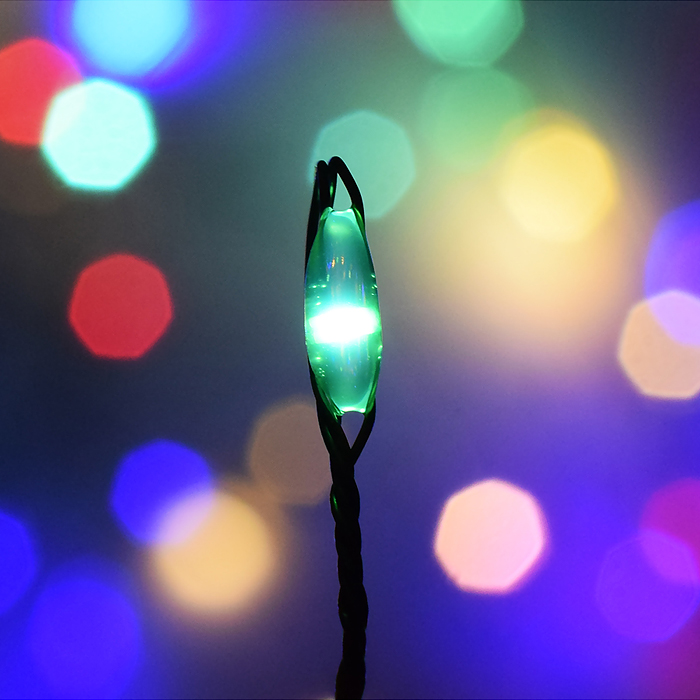 Фото к товару Электрогирлянда 3м, 100 ламп, цветная Электрогирлянда 3м, 100 ламп, цветная