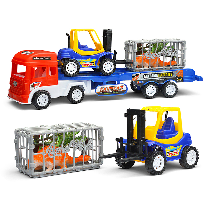 Автовоз 565-193D "Мастер на все колёса" с погрузчиком, под колпаком