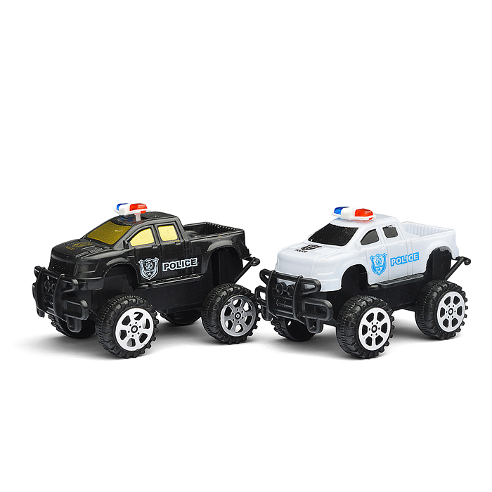 Автовоз DC998-47 "Мега сила" с полицейскими внедорожниками, под колпаком