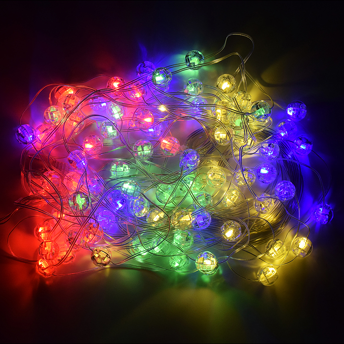 Электрогирлянда интерьерная "Шарики" цветная