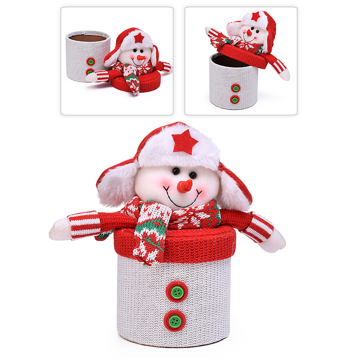 Новогоднее украшение S2346 "Снеговик" 19 см. Новогоднее украшение S2346 "Снеговик" 19 см.