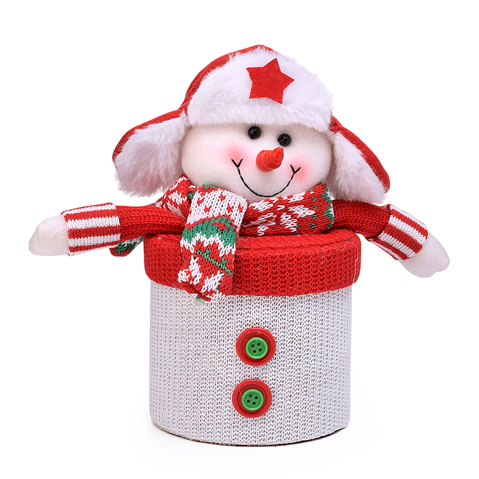 Фото к товару Новогоднее украшение S2346 "Снеговик" 19 см. Новогоднее украшение S2346 "Снеговик" 19 см.