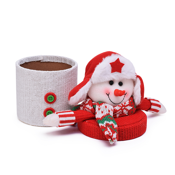 Фото к товару Новогоднее украшение S2346 "Снеговик" 19 см. Новогоднее украшение S2346 "Снеговик" 19 см.