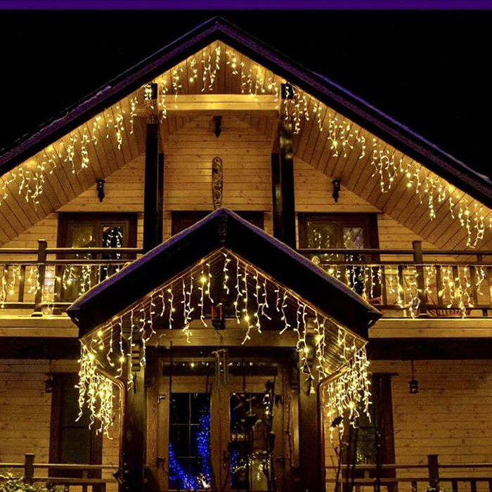 Фото к товару Электрогирлянда Занавес, 3м*1м, 120 ламп Электрогирлянда Занавес, 3м*1м, 120 ламп