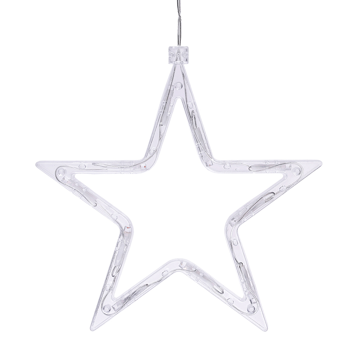 Фото к товару Электрогирлянда интерьерная "Звёзды" цветная Электрогирлянда интерьерная "Звёзды" цветная