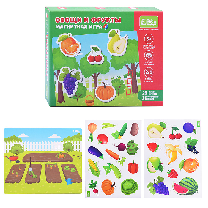 Наборы тематических магнитов "Овощи и фрукты" Наборы тематических магнитов "Овощи и фрукты"