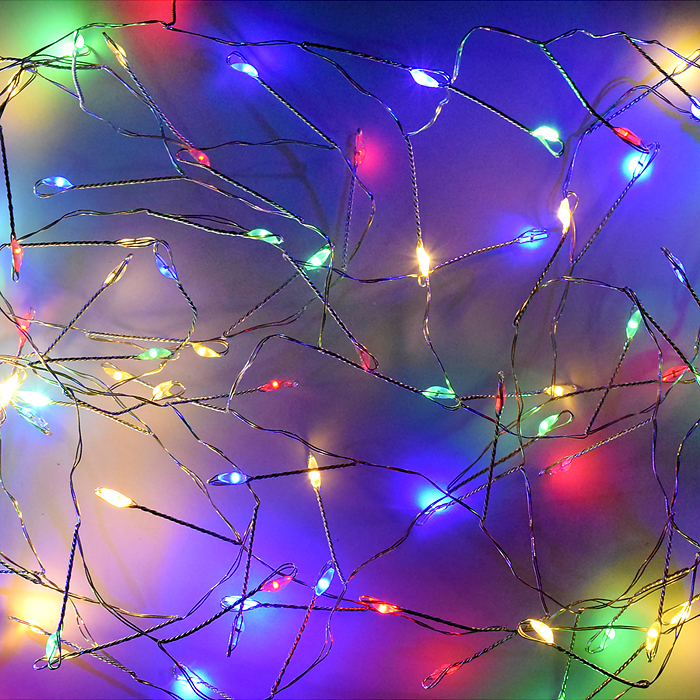 Фото к товару Электрогирлянда 3м, 200 ламп, цветная Электрогирлянда 3м, 200 ламп, цветная